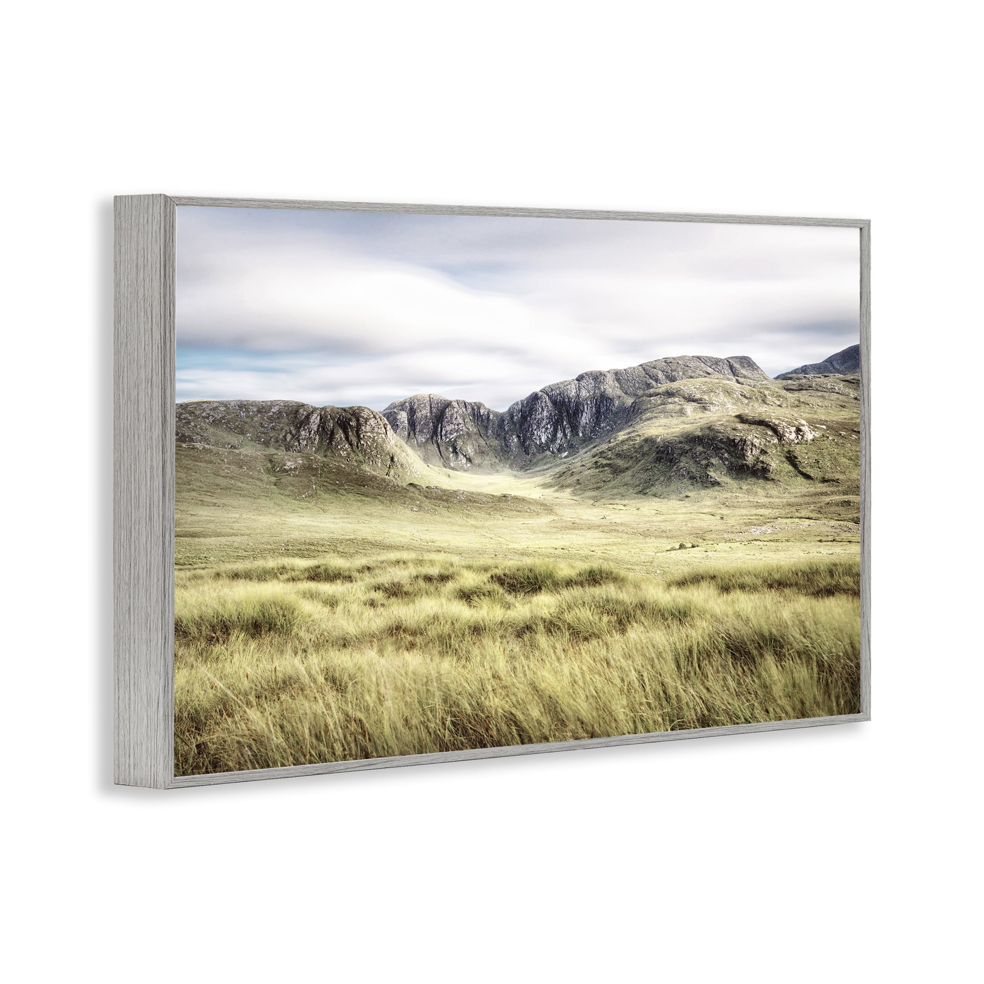 Stupell Industries Irish Countryside Hills Gray Framed Giclee Art, design by Andy Amos