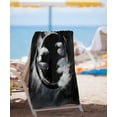 thumbnail image 2 of Batman Blanket, 30' x 60' Batman Returns Logo Beach Towel, 2 of 6