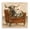 Brown Cattle Chair, variant on Stupell Industries Eclectic Cattle on Livingroom Chair Black Floating Frame Canvas Art, 18 x 18, by Ethan Harper