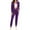 Purple, variant on shqvo Women's Casual Tracksuit Velour Sweatsuits 2 Piece Set Velvet Outfits Comfy Lounge Sets Sweatshirts and Sweatpants