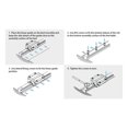 thumbnail image 3 of Linear Rail, Rigid High Accuracy 500mm Rustproof Easy Installation 4 Point Contact Design Linear Guide Rail Kit  for Electronic Semiconductor, 3 of 7