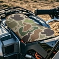 thumbnail image 2 of Jeiento Green Duck Camo ATV Seat Cover Waterproof Four-Wheeler Cover All Season Protection Outdoor Seat Covers for Polaris Sportsman Rancher, 2 of 7
