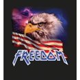 thumbnail image 2 of Americana Freedom Eagle Adult Black Long Sleeve Hoodie-Medium, 2 of 3