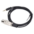 thumbnail image 4 of 3.5mm TRS Male To XLR Female Cable, Reduce Signal Loss Maximizes Signal Transmission Rubber Sheath Stereo Adapter Cable  For Audio Device, 4 of 8