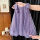thumbnail image 1 of Vestido de princesa de estilo coreano para niña de 2 a 7 años, chaleco brillante sin mangas de malla con lentejuelas, ropa de cumpleaños para niño, 1 of 6