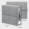 thumbnail image 2 of Inteprter Almacenamiento de cama plegable que maximiza el espacio con edredón funcional y organizador de ropa, armario organizador Almacenamiento y organización del hogar Gris claro 39*33*12, 2 of 6