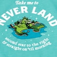 thumbnail image 3 of Disney - Peter Pan - Take Me to Neverland - Second Star to the Right - Toddler And Youth Girls Short Sleeve Graphic T-Shirt, 3 of 5