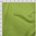 thumbnail image 3 of oneOone Cotton Poplin Green Fabric Ethnic Bandhani Quilting Supplies Print Sewing Fabric By The Yard 56 Inch Wide, 3 of 4