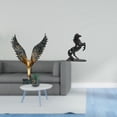 thumbnail image 2 of Estatua de de águila, estatua de resina para el hogar, estatua de caballo, escultura de animal, adorno abstracto moderno hecho a mano que simboliz, 2 of 8