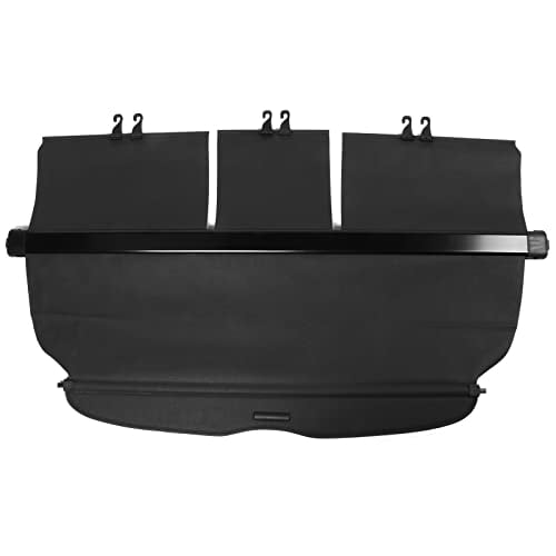 Cargo Cover Compatible With 2007-2011 Honda CRV, Factory Style Black Retractable Rear Security Trunk Cover by IKON MOTORSPORTS, 2008 2009 2010