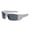 Silver Frame Black and Grey Lens, variant on New outdoor cycling sunglasses, windproof and dustproof, suitable for mountain climbing