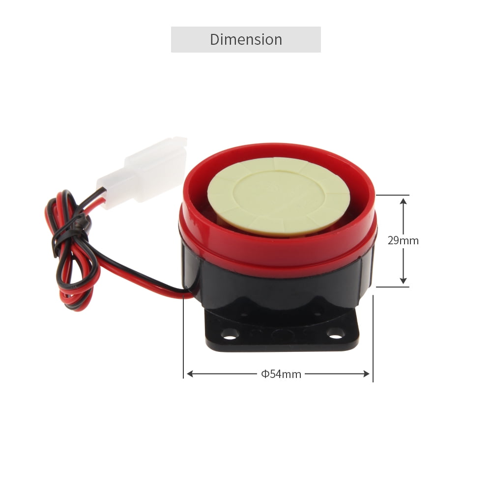 EASYGUARD EM211 2 Way Motorcycle Alarm System with Remote Start Starter Shock Sensor tilt Motion Sensor DC12V LCD Display