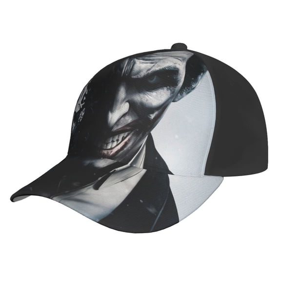Unisex Joker Baseball Cap Adjustable Trucker Hat for Running Sports Hiking Camping