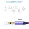 thumbnail image 2 of Cable de audio auxiliar AILKIN para coche, 3,5 mm, macho, azul y morado, 2 of 7