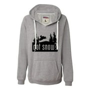 Womens Got Snow Funny Snowmobile Lover Deluxe Soft Hoodie