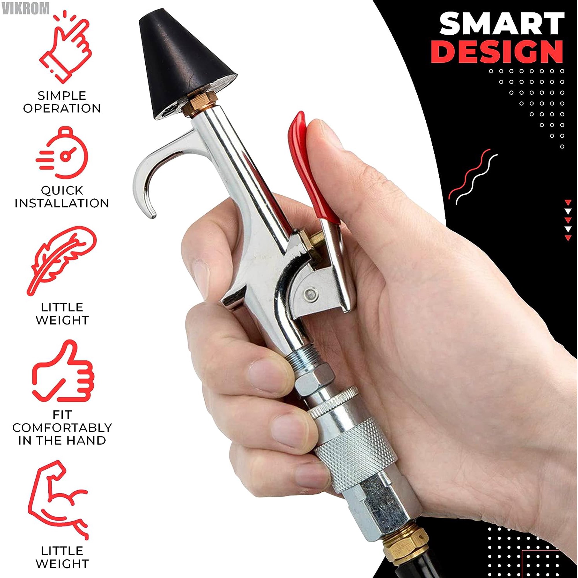 Dapetz Air Line Tool Dapetz Air Blow Gun For Compressor – Aluminum Air ...