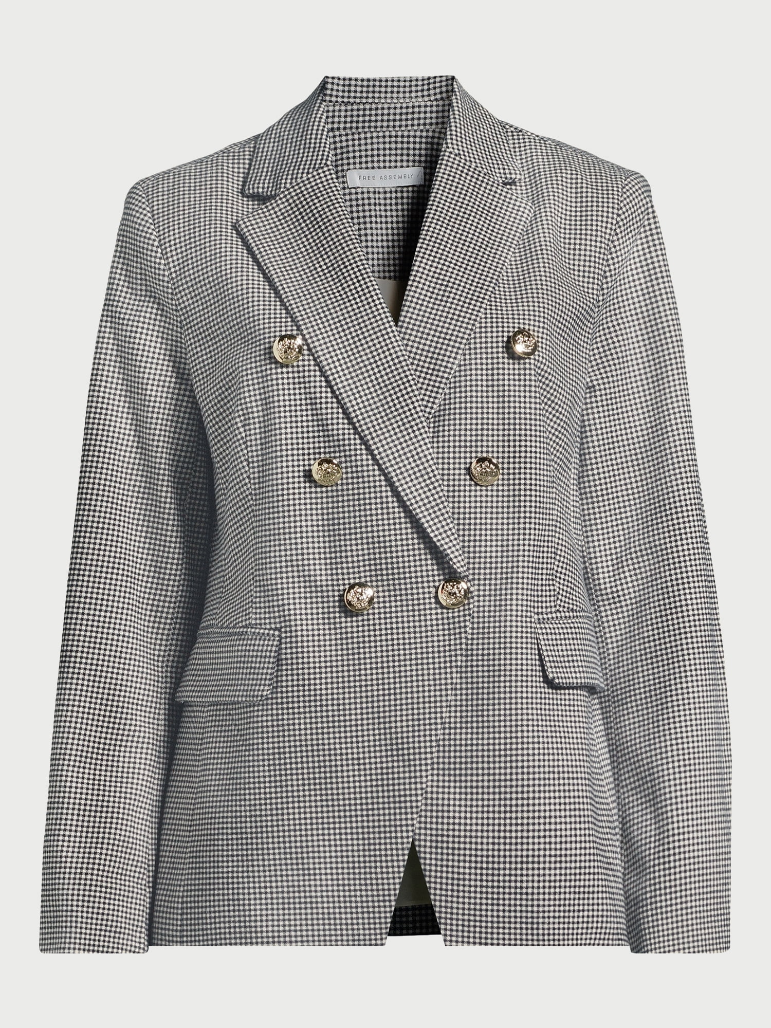 Free Assembly Women’s Double Breasted Blazer, Sizes XS-XXXL