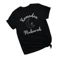 thumbnail image 2 of Camiseta para mujer con cuello redondo, camiseta de manga corta de ajuste regular para viaje, mochilero, viaje, regalo para mujer SG, 2 of 8