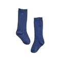thumbnail image 1 of WEAIXIMIUNG Kids Socks 4-6 Years Girls Ruffle Baby Toddlers Girls Middle Socks 1 Pack Bow Ribbed Long Stockings Ruffled Socks School Leggings 1-3 Years, 1 of 3