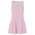 thumbnail image 5 of Women's Casual V Neck Tank Dress Summer Boho Beach Dress with Pockets Loose Flowy A Line Dress Womens Casual Trendy Midi Dresses, 5 of 7