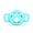 Mint Green, variant on SENHAWK Paw Print AirTag Dog Collar Holder, Lightweight Silicone Dual Ear Anti-Lost Shockproof Waterproof Case, Multiple Colors, Compatible with Apple AirTag, GPS Tracker Cover for Pet Cat Backpack