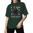 thumbnail image 2 of Jingle Hells Krampus Design Women's T-shirt, 2 of 3