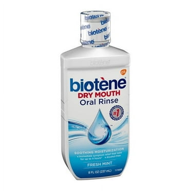 Biotene Dry Mouth Oral Rinse Mouthwash, Fresh Mint, 8 oz, 2 Pack