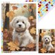 thumbnail image 1 of GS3825 Resina Diamante Cuadrado Serie Animal Cachorro Diamante 50*70CM, 1 of 9