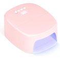thumbnail image 1 of Lámpara de uñas UV inalámbrica (rosa), secador de uñas inalámbrico con luz UV recargable de 60 W y puerto USB para cargar el teléfono y el taladro de uñas, 1 of 5
