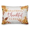 thumbnail image 2 of Creative Products Grateful Thankful Blessed 14x20 Spun Poly Pillow, 2 of 3