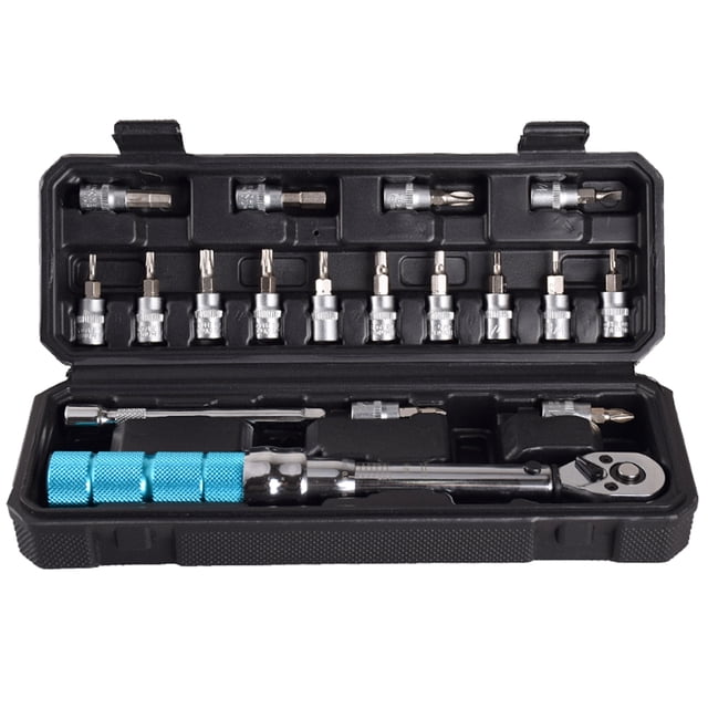Quick-release Torque Wrench High Precise Torque Preset Wrenches 1/4inch Ratchet Head Torque Adjustable Bike Car