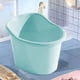 thumbnail image 1 of Cubo de baño para bebés, bañera para niños, base antideslizante, cómodo asiento de baño para sentarse y sumergirse, para niños de 5 a 8 años Verde, 1 of 8