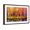 Brown Frame, variant on Art.com Oil Painting Landscape - Colorful Autumn Trees. Semi Abstract Image of Forest, Trees with Yellow - Stretched Canvas Print Wall Art by pluie_r, 24" x 16"