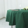 thumbnail image 4 of BalsaCircle 6 Pieces 90" Hunter Green Round Polyester Tablecloths Fabric Table Cover Linens, 4 of 8