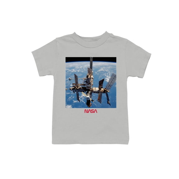 Officially Licensed Nasa Mir Space Station in Orbit Youth's T-shirt