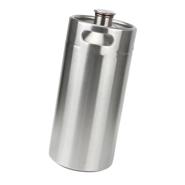barril de barril mini botella de vino de acero inoxidable growler botella de elaboración casera 5l Sunnimix Barrilete de barril