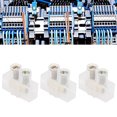 thumbnail image 3 of 50Pcs Terminal Block Strip Flame Retardant Wire Connector 10A Thickened Brass Guide Strip Multi Group Matching, 3 of 7