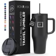 thumbnail image 1 of Taza aislante IRON °FLASK Copilot con pajita y tapa abatible, 950 ml, 1 of 8