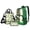 Bananas Green Leaf, variant on Xixirimido Stadium Approved Clear Backpack 3 In 1 Set Transparent School Backpack Insulated Lunch Bag Clear Pencil Pouch for School Travel Sports Events, Strawberry Colorful Tie-dye