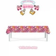 thumbnail image 5 of Pink Star Kirbyed Birthday Party Decoration Girls Favors Anime Figures Party Supplies Paper Tableware Sets Plate Cup Napkin Toy, 5 of 10