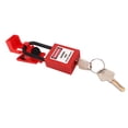 thumbnail image 1 of Dispositif de Verrouillage de Disjoncteur, Kit de Verrouillage de Disjoncteur Fiable Rouge Facile à Transporter Structure Compacte pour Automobile, 1 of 8