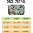 thumbnail image 3 of Floor Door Mats Bath Rugs Succulents Cactus , Entry Rug Non-Slip Washable Indoor Door Mat, Small Oriental Accent Throw Rug for Bedroom Kitchen Entryway Bathroom 36x24in Carpet Runner, 3 of 7