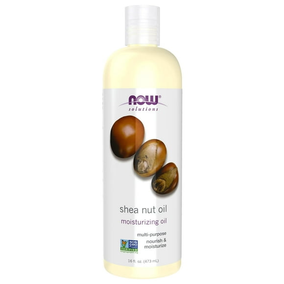 Aceite de karité Oil NOW Solutions, 473 ml, para piel, cuero cabelludo y cabello