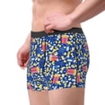 thumbnail image 2 of Sikiie Cute Popcorn Print Men's Boxer Briefs, Elastic Waistband Boxer Briefs Leggings-Medium, 2 of 5