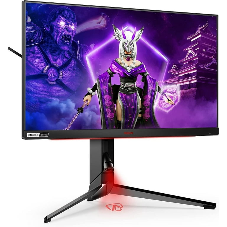 AOC Agon PRO AG254FG 25 Tournament Gaming Monitor, FHD 1920x1080, 360Hz,  1ms, DisplayHDR 400, G-SYNC + Reflex, Console Ready, Light FX, Low Input