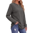 thumbnail image 5 of Fantaslook Sweatshirts for Women Crewneck Casual Long Sleeve Shirts Tunic Tops, 5 of 10