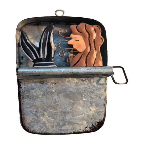 Adorno Colgante de Sirena Decorativo, Decoración de Sirena única Y Divertida, Colgante de de Metal para Decoración de Cocina