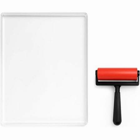 1 * gel plate 1 * rubber roller-As Shown