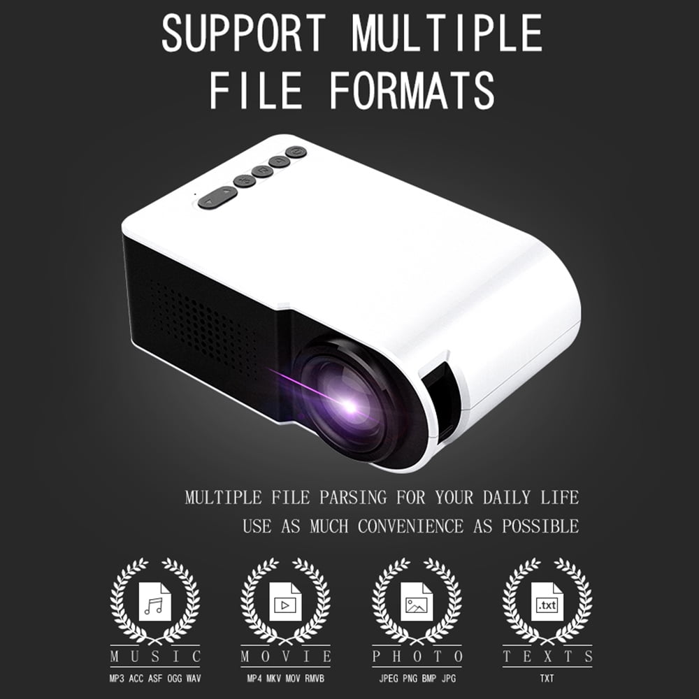 Aibecy YG210 Mini LED Projector 1080P 