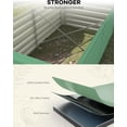 thumbnail image 4 of 2PCS Galvanized Rectangular Garden Bed, Large Outdoor Planter Box, Rust-Resistant Metal Raised Beds for Vegetables, Flowers & Herbs, Easy Assembly, 4 of 6